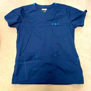 WonderFLEX by Wonderwink Scrub Top Navy